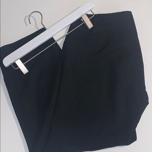 Trina Turk Wide Leg Crop Black Pants Size 4 GUC